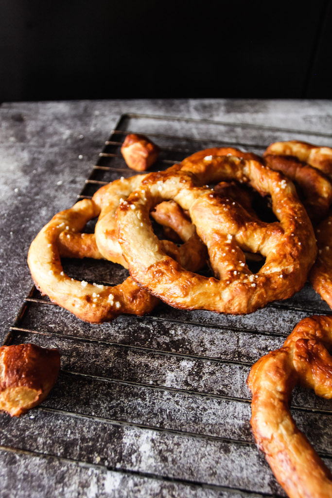 Golden Soft Pretzels