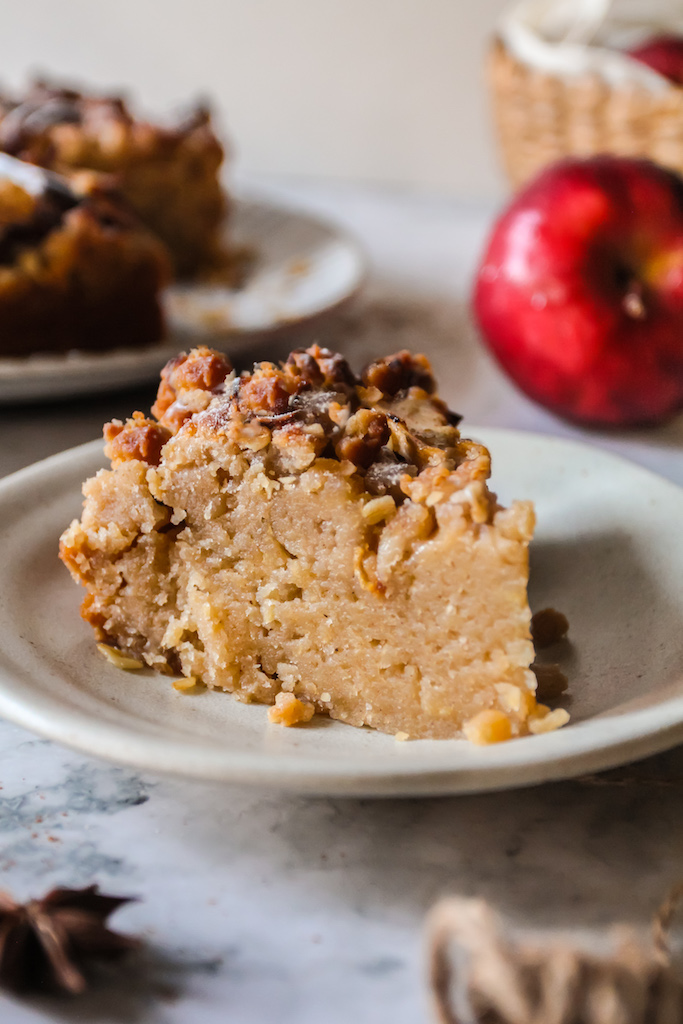 Vegan Big Crumb Apple Cake