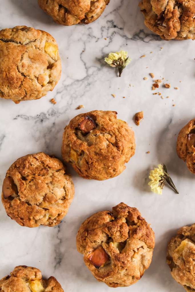 Vegan Apple Jack Scones