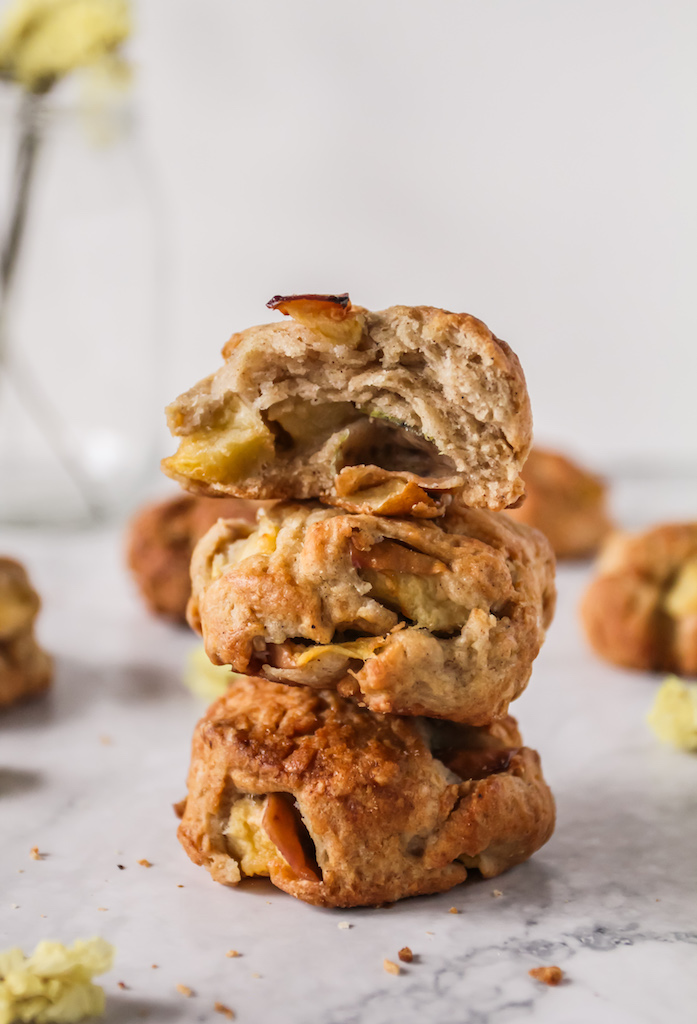 Vegan Apple Jack Scones