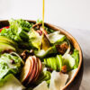 Harvest Apple Salad with Cinnamon Walnut Clusters and Shaved Pecorino