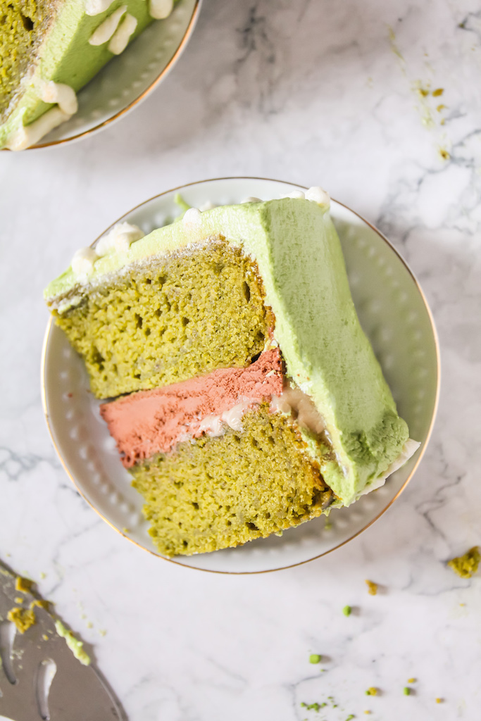 Matcha Grinch Cake