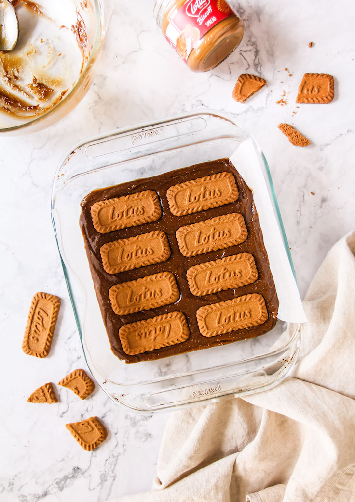 The Ultimate Chewy Biscoff Blondies