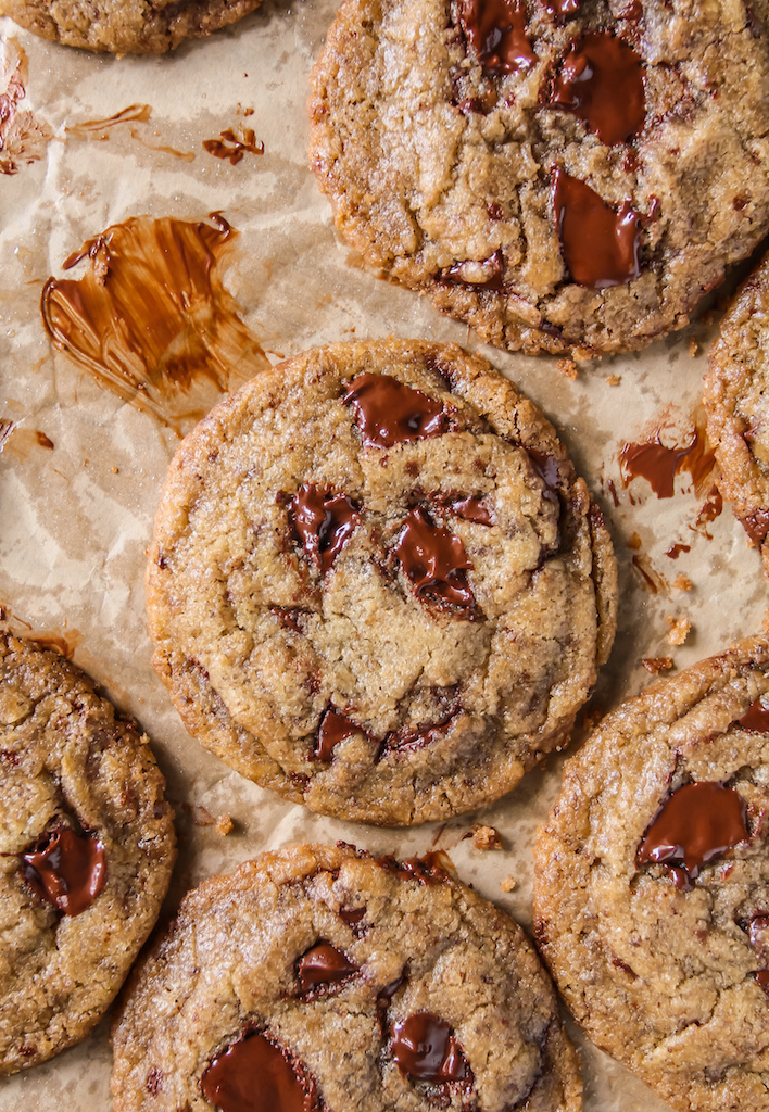 Dark Chocolate Chunk Olive Oil Cookies