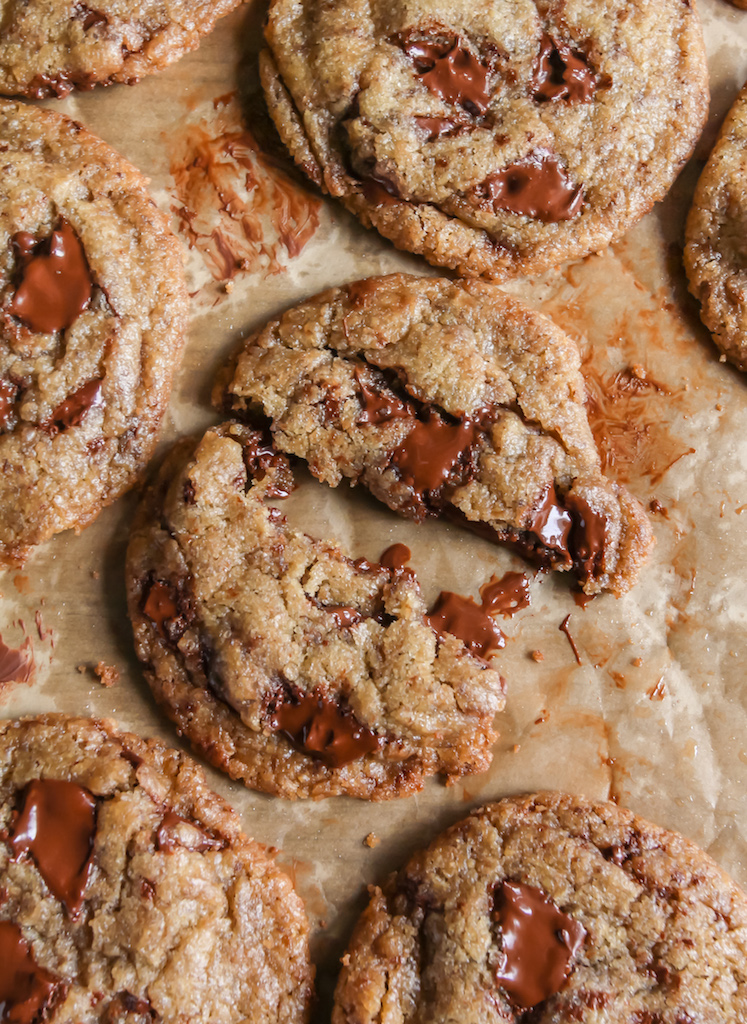 Dark Chocolate Chunk Olive Oil Cookies