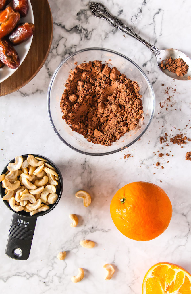 Dark Chocolate Orange Truffles Ingredients