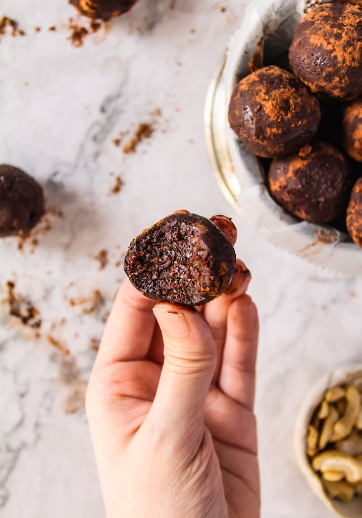 Dark Chocolate Orange Truffles (Naturally Sweetened)