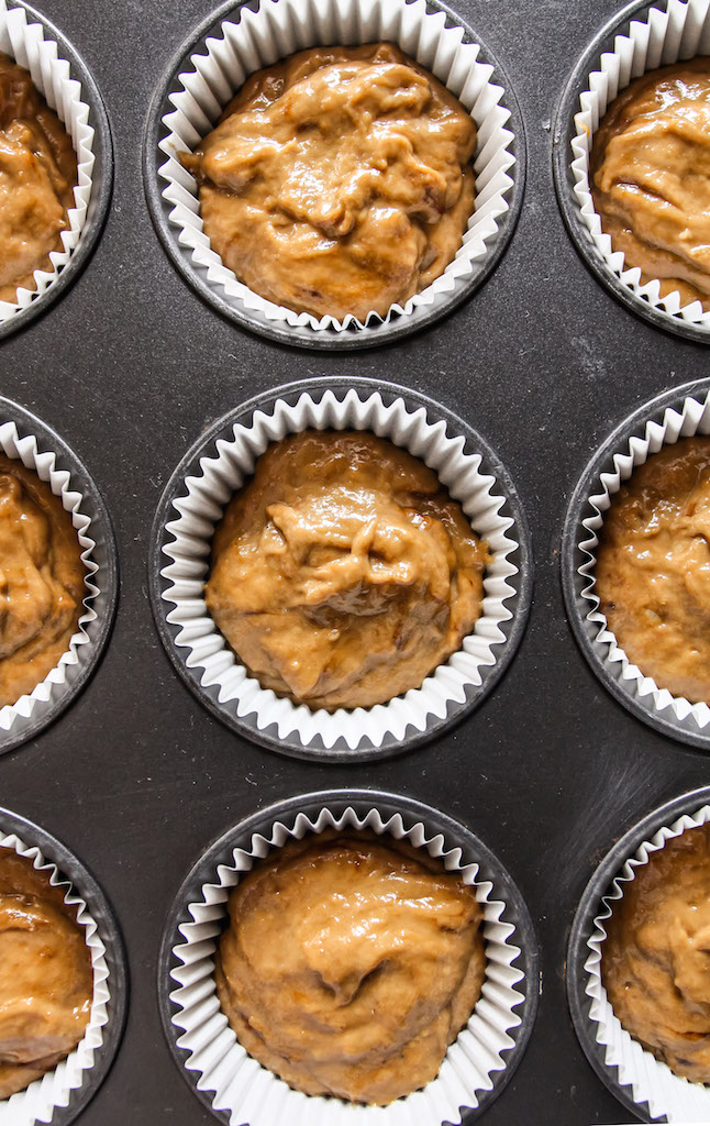 Vegan Espresso Banana Muffin Batter