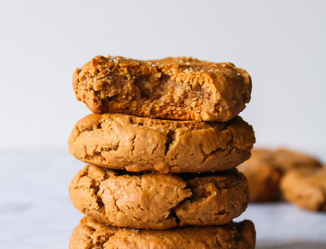 Soft Baked, Thick and Chewy Gingerbread Cookies