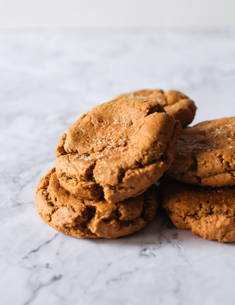 Soft Baked, Thick and Chewy Gingerbread Cookies