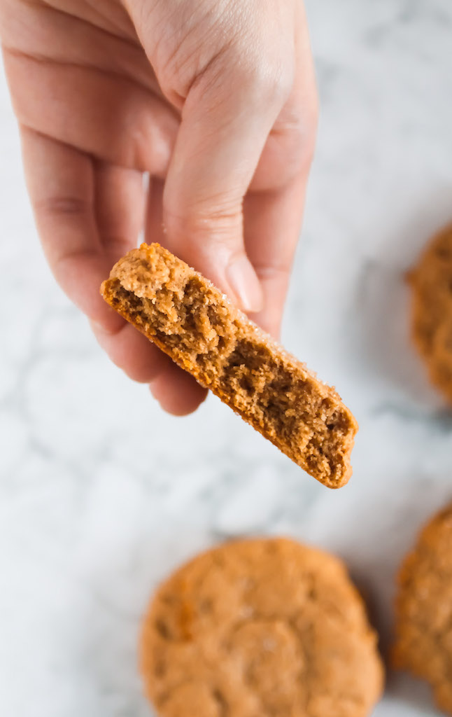 Soft Baked, Thick and Chewy Gingerbread Cookies