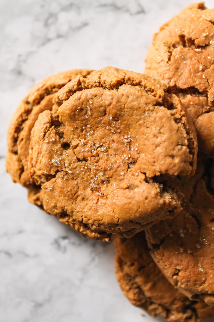 Soft Baked, Thick and Chewy Gingerbread Cookies