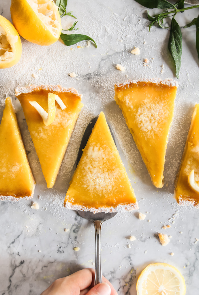 Earl Grey Lemon Tart with a Shortcrust Pastry