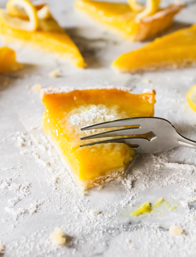 Earl Grey Lemon Tart with a Shortcrust Pastry