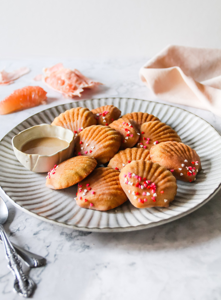 Pink Pomelo Madeleines