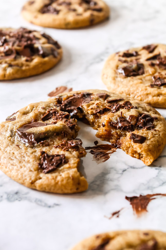 Miso Dark Chocolate Chunk Cookies