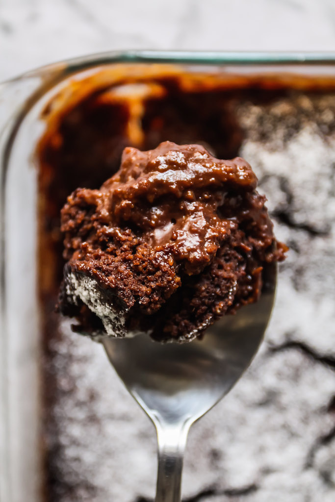 Molten Espresso Hot Fudge Cake