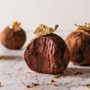 Chocolate Orange Silk Truffles (Vegan)