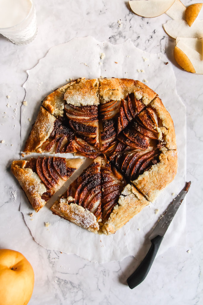 Salty Maple Asian Pear Galette