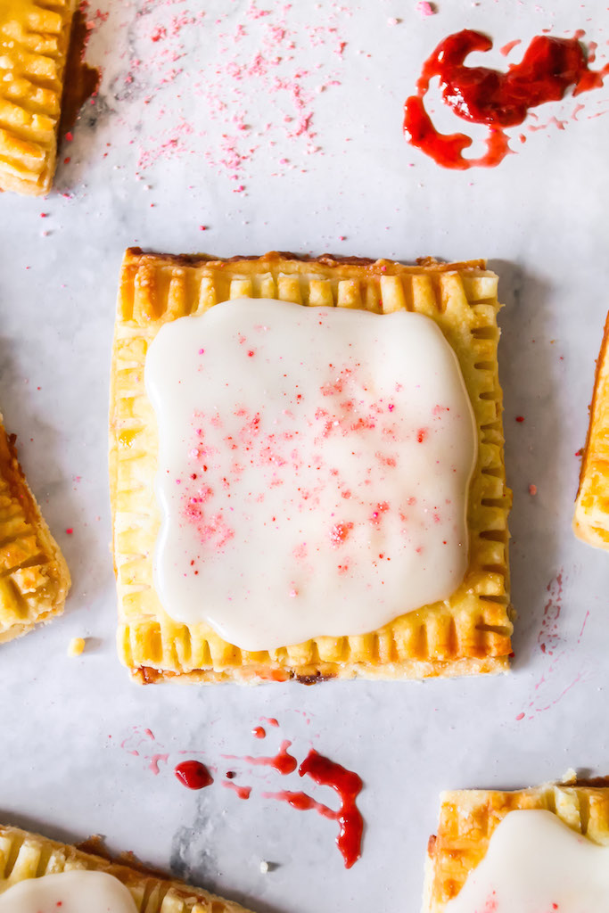 Small Batch Strawberry Burst Pop Tarts