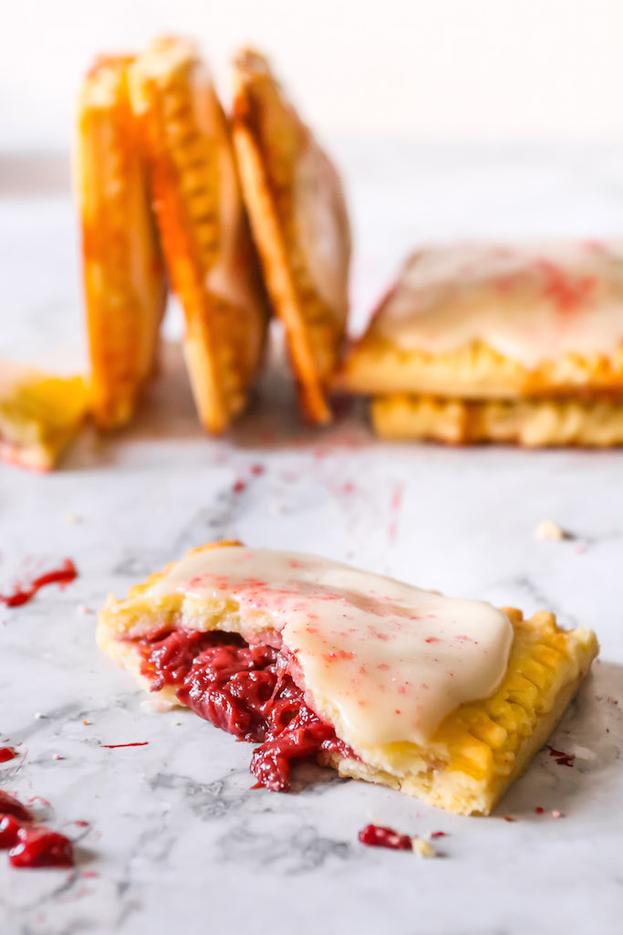 Small Batch Strawberry Burst Pop Tarts