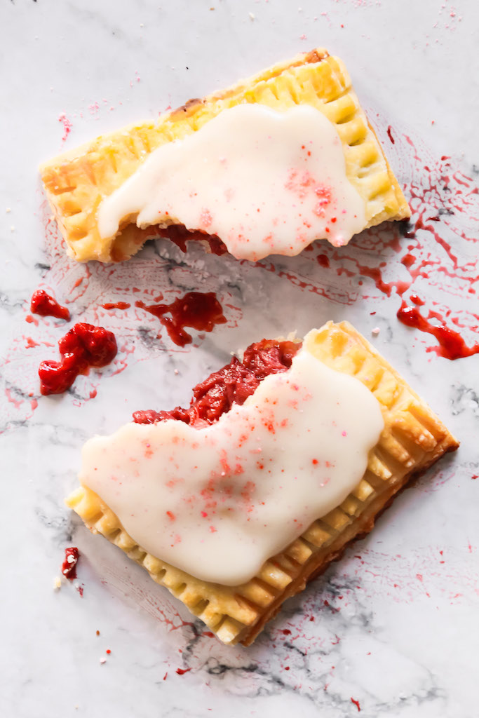 Small Batch Strawberry Burst Pop Tarts