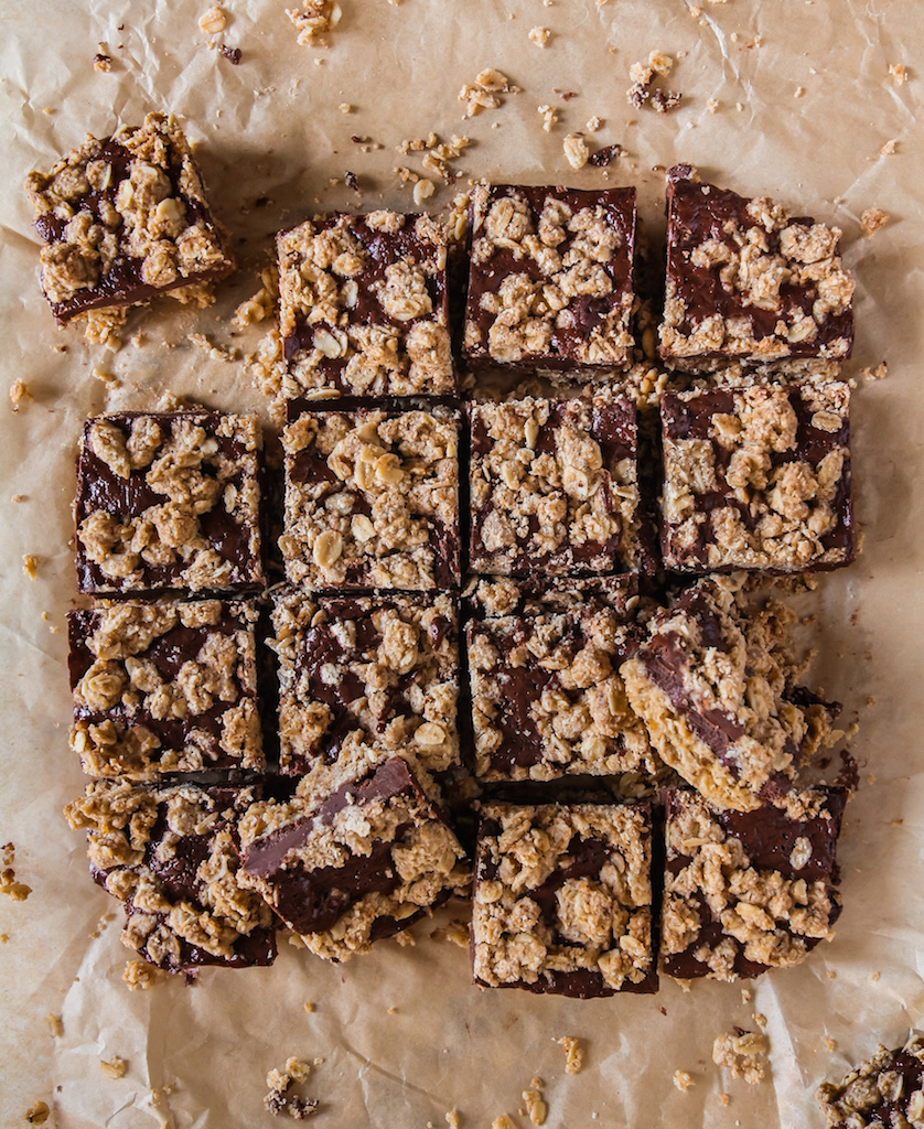 No Bake Chocolate Peanut Butter Revel Bars