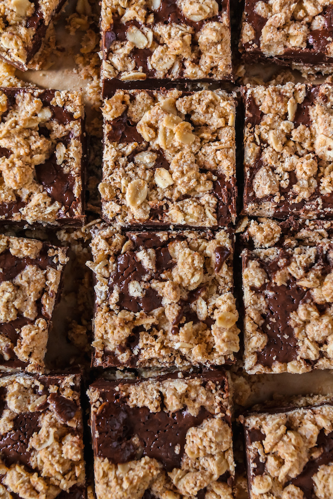 No Bake Chocolate Peanut Butter Revel Bars