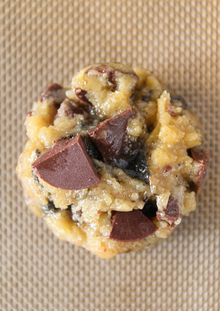 Marbled Black Sesame Cookie Dough